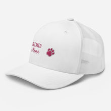 Load image into Gallery viewer, ‘Blessed Mom Pet Paw Print’ Trucker Cap