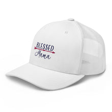 Load image into Gallery viewer, ‘Blessed Mama’ Trucker Cap