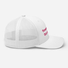 Load image into Gallery viewer, 'Powered By Cats & Cola Paw Print' Trucker Cap