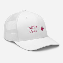 Load image into Gallery viewer, ‘Blessed Mom Pet Paw Print’ Trucker Cap