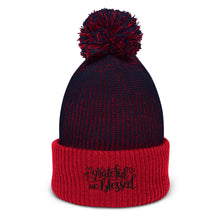 Load image into Gallery viewer, 'Grateful & Blessed' Pom-Pom Beanie