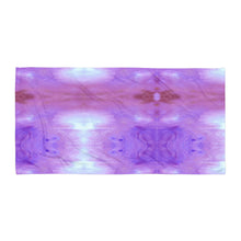 Load image into Gallery viewer, 'Purple Paint Print' Towel