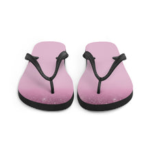 Load image into Gallery viewer, 'Pink & Purple Sparkle Print' Flip-Flops