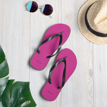 Load image into Gallery viewer, 'Pink with Lulu's Luxuries' Flip-Flops