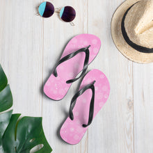 Load image into Gallery viewer, 'Bubblegum Pink Bubble Print' Flip-Flops