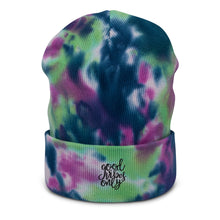 Load image into Gallery viewer, 'Good Vibes Only' Tie-dye beanie