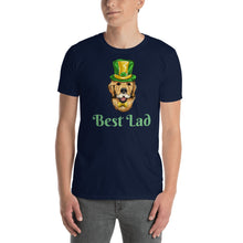 Load image into Gallery viewer, 'Best Lad Lucky Golden Retriever Dog' Short-Sleeve Unisex T-Shirt