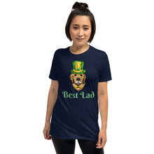 Load image into Gallery viewer, 'Best Lad Lucky Golden Retriever Dog' Short-Sleeve Unisex T-Shirt
