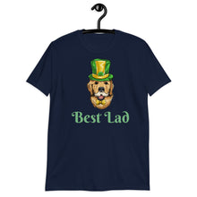 Load image into Gallery viewer, 'Best Lad Lucky Golden Retriever Dog' Short-Sleeve Unisex T-Shirt