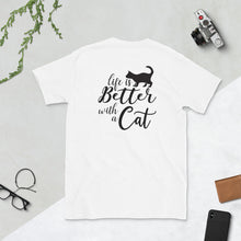 Load image into Gallery viewer, 'Are You Kitten Me? Life Is Better With A Cat' Short-Sleeve Unisex T-Shirt