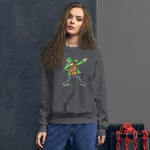 Load image into Gallery viewer, 'Dabbing Leprechaun - St. Patrick's Day' Unisex Sweatshirt