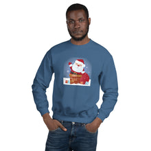 Load image into Gallery viewer, 'Santa Coming Down The Chimney' Unisex Sweatshirt