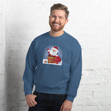 Load image into Gallery viewer, 'Santa Coming Down The Chimney' Unisex Sweatshirt