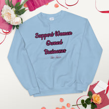 Load image into Gallery viewer, 'Support Women Owned Businesses' Unisex Sweatshirt
