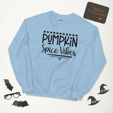 Load image into Gallery viewer, 'Pumpkin Spice Vibes' Unisex Sweatshirt