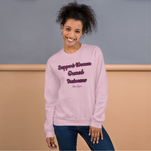 Load image into Gallery viewer, 'Support Women Owned Businesses' Unisex Sweatshirt