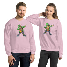 Load image into Gallery viewer, 'Dabbing Leprechaun - St. Patrick's Day' Unisex Sweatshirt