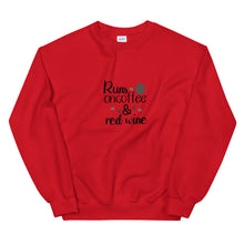 Load image into Gallery viewer, 'Runs On Coffee & Red Wine' Unisex Sweatshirt