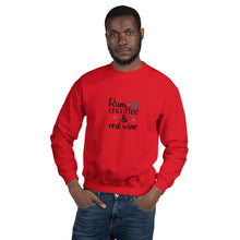Load image into Gallery viewer, 'Runs On Coffee & Red Wine' Unisex Sweatshirt