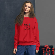 Load image into Gallery viewer, 'Runs On Coffee & Red Wine' Unisex Sweatshirt