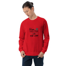 Load image into Gallery viewer, 'Runs On Coffee & Red Wine' Unisex Sweatshirt
