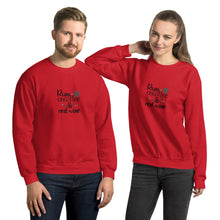 Load image into Gallery viewer, 'Runs On Coffee & Red Wine' Unisex Sweatshirt