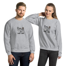 Load image into Gallery viewer, 'Runs On Coffee & Red Wine' Unisex Sweatshirt