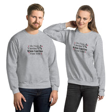 Load image into Gallery viewer, 'Who Needs A Valentine When You Can Have Wine' Unisex Sweatshirt