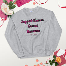 Load image into Gallery viewer, 'Support Women Owned Businesses' Unisex Sweatshirt