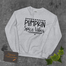 Load image into Gallery viewer, 'Pumpkin Spice Vibes' Unisex Sweatshirt
