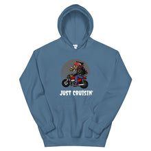 Load image into Gallery viewer, 'Just Cruisin' Motorcycle Hog' Unisex Hoodie
