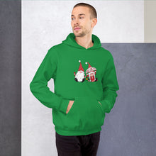 Load image into Gallery viewer, 'Merry Christmas Gnome Couple' Unisex Hoodie