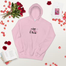 Load image into Gallery viewer, 'Wine Diva' Unisex Hoodie