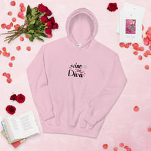 Load image into Gallery viewer, 'Wine Diva' Unisex Hoodie