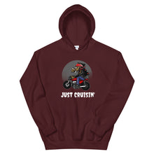 Load image into Gallery viewer, 'Just Cruisin' Motorcycle Hog' Unisex Hoodie