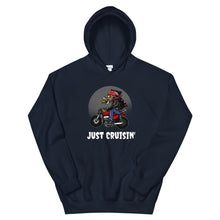 Load image into Gallery viewer, 'Just Cruisin' Motorcycle Hog' Unisex Hoodie