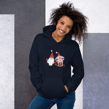 Load image into Gallery viewer, 'Merry Christmas Gnome Couple' Unisex Hoodie