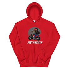 Load image into Gallery viewer, 'Just Cruisin' Motorcycle Hog' Unisex Hoodie