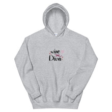 Load image into Gallery viewer, 'Wine Diva' Unisex Hoodie