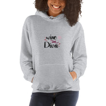Load image into Gallery viewer, 'Wine Diva' Unisex Hoodie