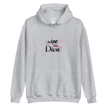 Load image into Gallery viewer, 'Wine Diva' Unisex Hoodie