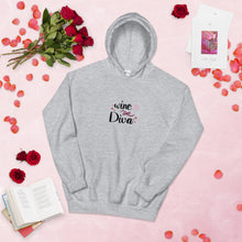 Load image into Gallery viewer, 'Wine Diva' Unisex Hoodie