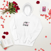 Load image into Gallery viewer, 'Wine Diva' Unisex Hoodie