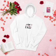 Load image into Gallery viewer, 'Wine Diva' Unisex Hoodie