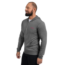 Load image into Gallery viewer, 'Lulu's Luxuries' Pink Embroidery Unisex Zip Hoodie