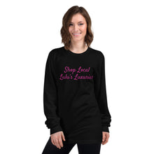 Load image into Gallery viewer, ‘Shop Local Lulu’s Luxuries’ Made in USA Long sleeve unisex t-shirt