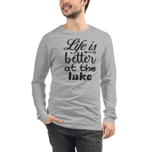 Load image into Gallery viewer, 'Life Is Better At The Lake' Unisex Long Sleeve Tee