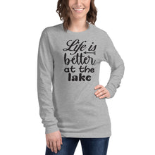 Load image into Gallery viewer, 'Life Is Better At The Lake' Unisex Long Sleeve Tee