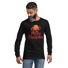 Load image into Gallery viewer, 'Merry Christmas Bells' Unisex Long Sleeve Tee