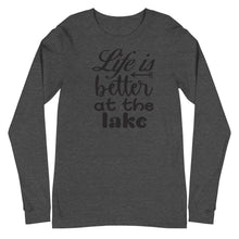 Load image into Gallery viewer, 'Life Is Better At The Lake' Unisex Long Sleeve Tee